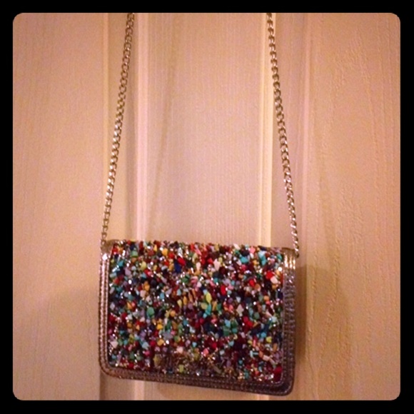 Betsey Johnson Handbags - Betsey Johnson crushed candy gems wallet/clutch